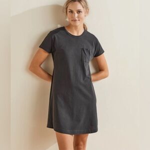 NWOT Upwest Perfect T Shirt Dress in Grey Soot Size XS